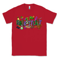 Red hairstylist mardi gras Classic Tee - CowGirlArtShop