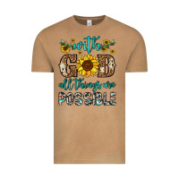 Vintage Camel with god all things are possible Vintage Tee - OliviaCreatesArt