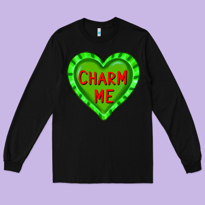 Valentine's Day Hearts Long Sleeve Tee Designed By Fadigitalartstudio