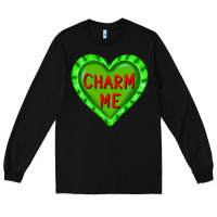Black valentine's day hearts Long Sleeve Tee - FaDigitalArtStudio