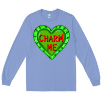 Colony Blue valentine's day hearts Long Sleeve Tee - FaDigitalArtStudio