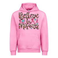 Fuchsia Pink believe in miracles Urban Hoodie - JahusDesignShop
