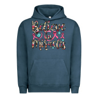 Pigment Midnight Navy believe in miracles Urban Hoodie - JahusDesignShop