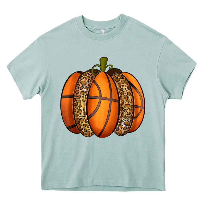Basketball Pumpkin Heavy Core Tee by texasbilliewilder | Teevron
