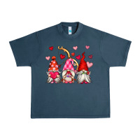 Midnight Navy valentine's day gnomes Urban Heavy Tee - OliviaCreatesArt