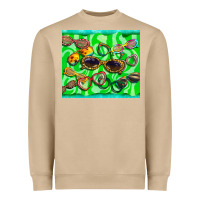 Mushroom sunglasses Heavyweight Sweatshirt - BarkalooDesign
