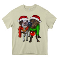 Mossy two christmas heifers Heavy Core Tee - RanaPortraitStore