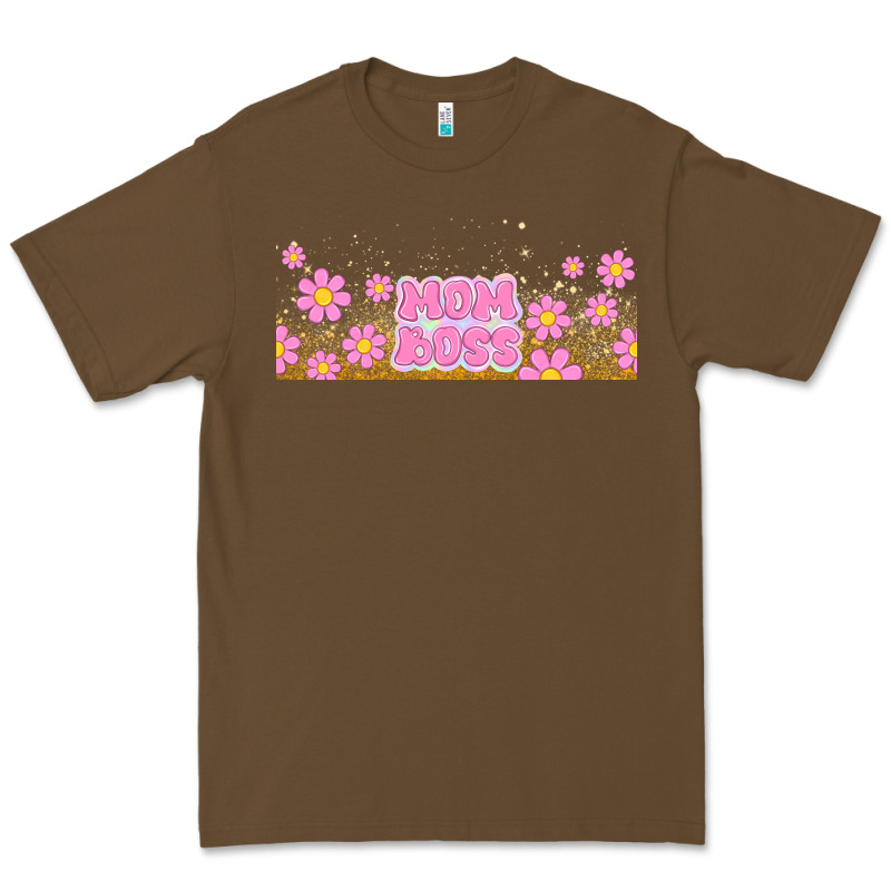 Mom Boss Daisies Premium Tee by TumblerDesignByShophia | Teevron