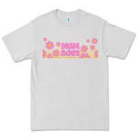 Dove Grey mom boss daisies Premium Tee - TumblerDesignByShophia