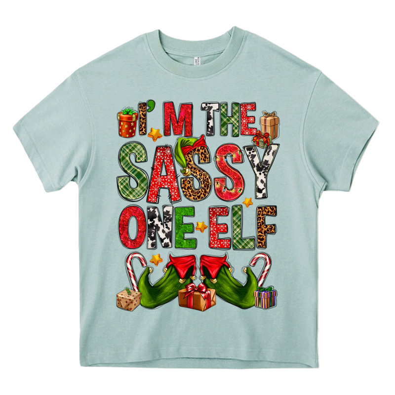 I'm The Sassy On The Elf Heavy Core Tee by NancyCooperArtShop | Teevron