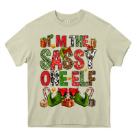 Mossy I'm the sassy on the elf Heavy Core Tee - NancyCooperArtShop