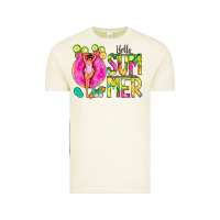 Vintage Arctic Hello Summer Donut Girl Vintage Tee - CowCowDesign