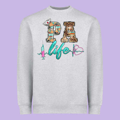 Western Nurse Pa  Life Heavyweight Sweatshirt Designed By Barkaloodesign