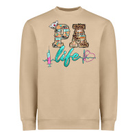 Mushroom western nurse pa  life Heavyweight Sweatshirt - BarkalooDesign