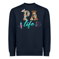 Navy western nurse pa  life Heavyweight Sweatshirt - BarkalooDesign