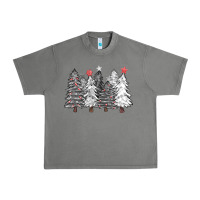 Tornado black and white christmas trees with lights Urban Heavy Tee - FaDigitalArtStudio