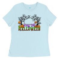 Baby Blue days till halloween Ladies Tee - CowGirlArtShop