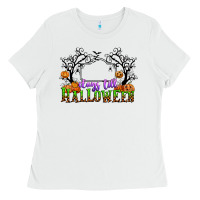 White days till halloween Ladies Tee - CowGirlArtShop