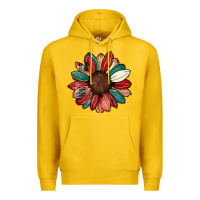 Lemon Christmas sunflower Premium Hoodie - CowhideDigitalArt