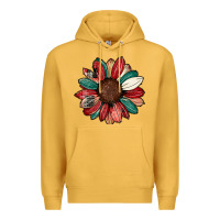 Mustard Christmas sunflower Premium Hoodie - CowhideDigitalArt