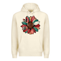 Sandshell Christmas sunflower Premium Hoodie - CowhideDigitalArt