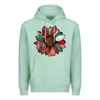 Seafoam Christmas sunflower Premium Hoodie - CowhideDigitalArt