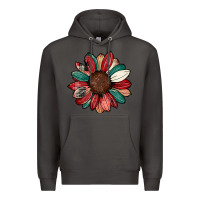 Smoke Christmas sunflower Premium Hoodie - CowhideDigitalArt