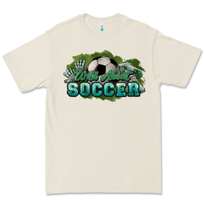 Wild About Soccer Premium Tee by HowdyJamesFarm | Teevron
