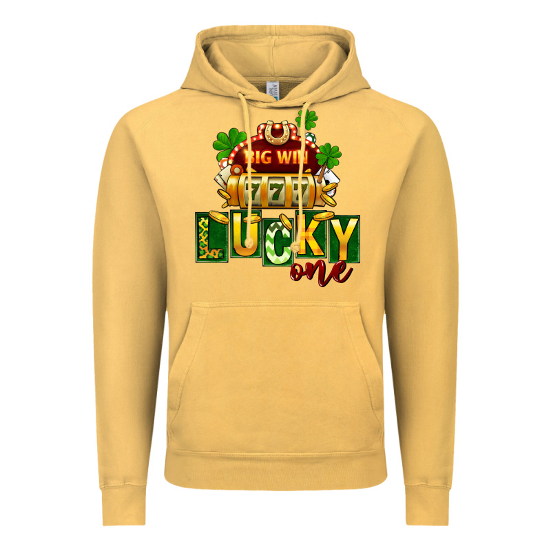 St. Patrick's Lucky One Vintage Hoodie by FaDigitalArtStudio | Teevron