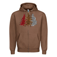 Chestnut christmas trees Zipper Hoodie - BarkalooDesign