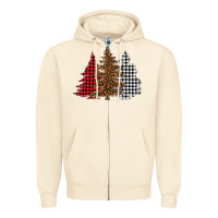 Sandshell christmas trees Zipper Hoodie - BarkalooDesign