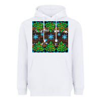 White Christmas tree with snow Heavyweight Hoodie - AdoDesignShop