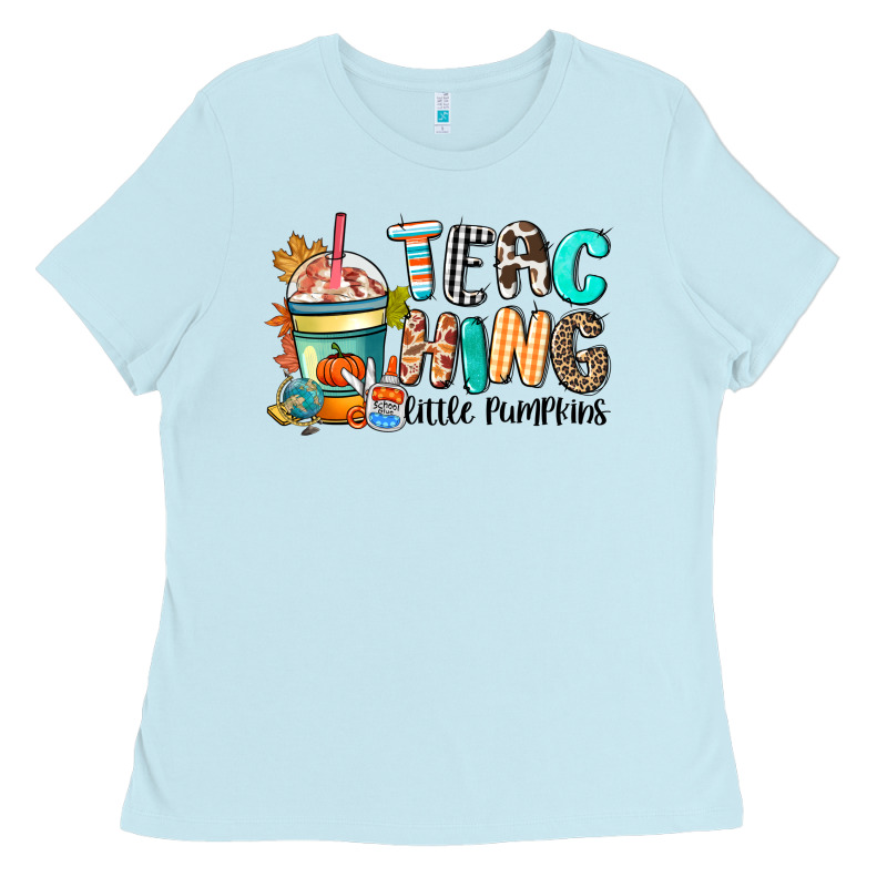 Teaching Little Pumpkins Ladies Tee by CowGirlArtShop | Teevron