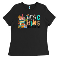 Black teaching little pumpkins Ladies Tee - CowGirlArtShop