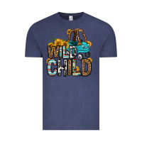 Vintage Denim wild child kids car Vintage Tee - OliviaCreatesArt