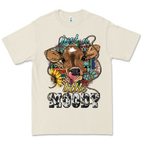 Bone Just a little moody baby cow Premium Tee - HowdyJamesFarm