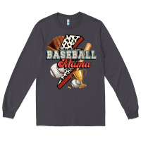 Smoke baseball mama Long Sleeve Tee - FaDigitalArtStudio
