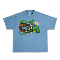 Pebble Blue St. Patrick's Day CNA Urban Heavy Tee - OliviaCreatesArt