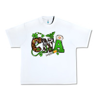 White St. Patrick's Day CNA Urban Heavy Tee - OliviaCreatesArt