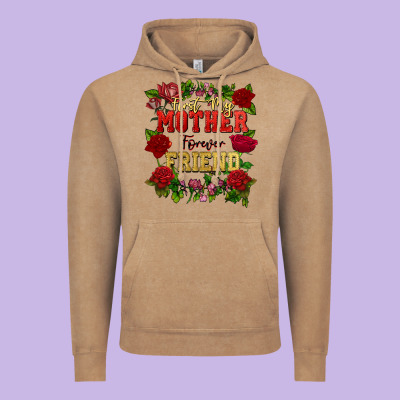 First My Mother Forever My Friend Mother's Day Vintage Hoodie Designed By Fadigitalartstudio
