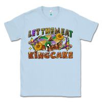 Dusty Blue let them eat king cake Classic Tee - CowGirlArtShop