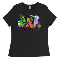 Black cna certified nursing assistant halloween Ladies Tee - CowGirlArtShop