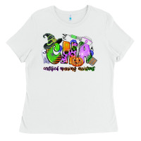 White cna certified nursing assistant halloween Ladies Tee - CowGirlArtShop