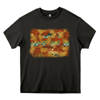 Asphalt Aztec Background Pattern Western Heavy Core Tee - texasbilliewilder