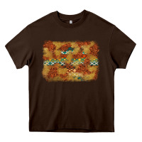Aztec Background Pattern Western Heavy Core Tee | Teevron