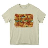 Mossy Aztec Background Pattern Western Heavy Core Tee - texasbilliewilder