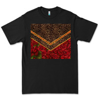Black red roses with leopard Premium Tee - TumblerDesignByShophia