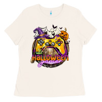 Bone halloween gamer Ladies Tee - CowGirlArtShop