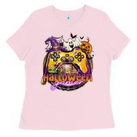 Bubblegum Pink halloween gamer Ladies Tee - CowGirlArtShop