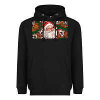 Black christmas with santa Heavyweight Hoodie - AdoDesignShop